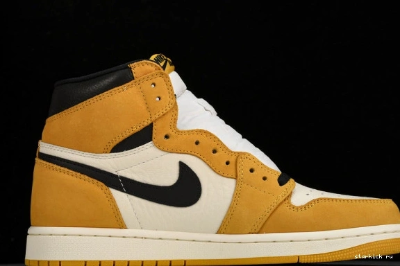 Yellow 555088-109 555088-109 Ochre Jordan  1 High Retro  0124